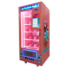 Voller Metallsoda-Automat, Blaue/Rosa-/Gelb-glückliche Kasten-Nahrungsmittelautomaten