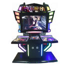Erwachsener, der 55 LCD Säulengang-Videospiel-Maschinen-Hochleistungs-1-jährige Garantie kämpft