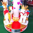 3 Spieler-Karussell-Kindersäulengang-Maschinen-glückliche Kindheits-Minikarussell-Pferd