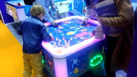 Kinder prägen Personen-Luft-Hockey-Arcade-Spiel-Maschine 50Hz 380W des Schieber-4