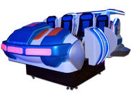 Kühle Familie 6 setzt Spiel-Maschinen-Freizeitpark Flight Simulator des Raumschiff-9D VR für Erwachsene