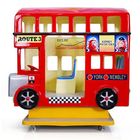 Lustige London-Bus Kiddie-Fahrspiel-Maschine für Einkaufszentrum