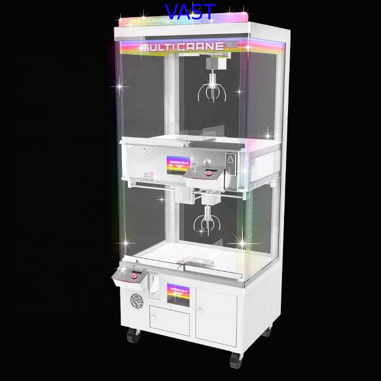Unterhaltungs-Mittel- Kran-Greifer-Maschine Acryl-Cabint und ausgeglichenes Glas-Material