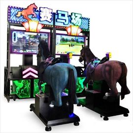 Metallfiberglas-Pferderennen-Säulengang-Maschine/gehen gehen Jockey-Videospiel-Maschine