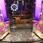 6 Spieler träumen Schloss-Flipperautomat-Spiel-Maschinen-Münzen-Schieber-Metall + Acryl + Plastik